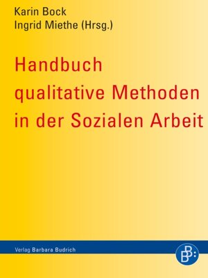 cover image of Handbuch qualitative Methoden in der Sozialen Arbeit